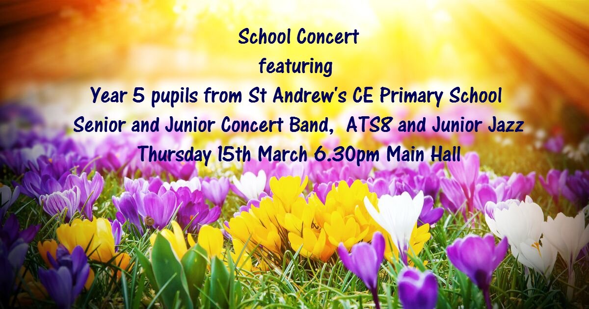 Image of School Concert featuring pupils from Year 5 St Andrew's CE Primary School